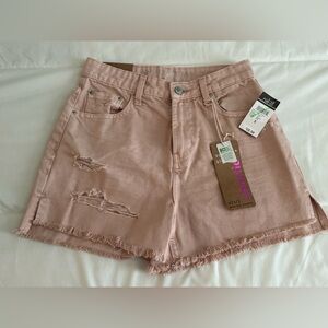 Rue21 Pink Distressed Women Shorts plus 1 mystery free gift